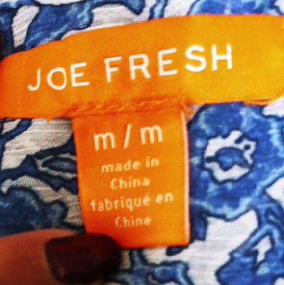 Joe Fresh Sheer Blue Blouse🌠5 for $20🌠 - Picture 2 of 6